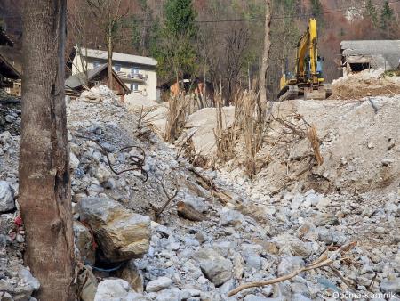 Sanacija vodotokov in hudournik v Potoku v Črni (3)